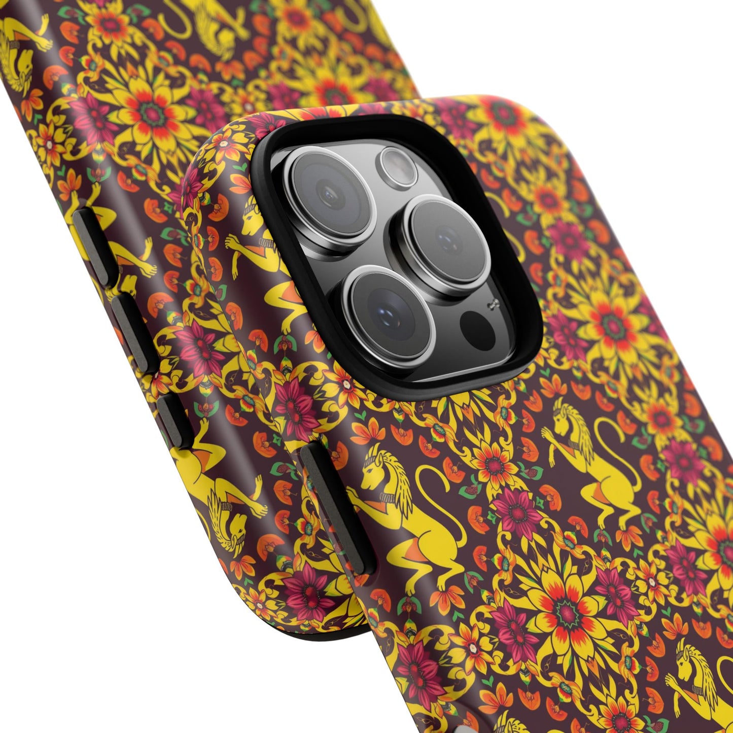 Tough Cases, Virgo, Zodiac v1, Flower Pattern