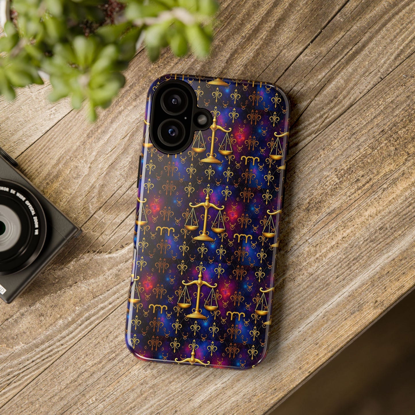 Tough Cases, Libra, Zodiac v2, Metal Pattern