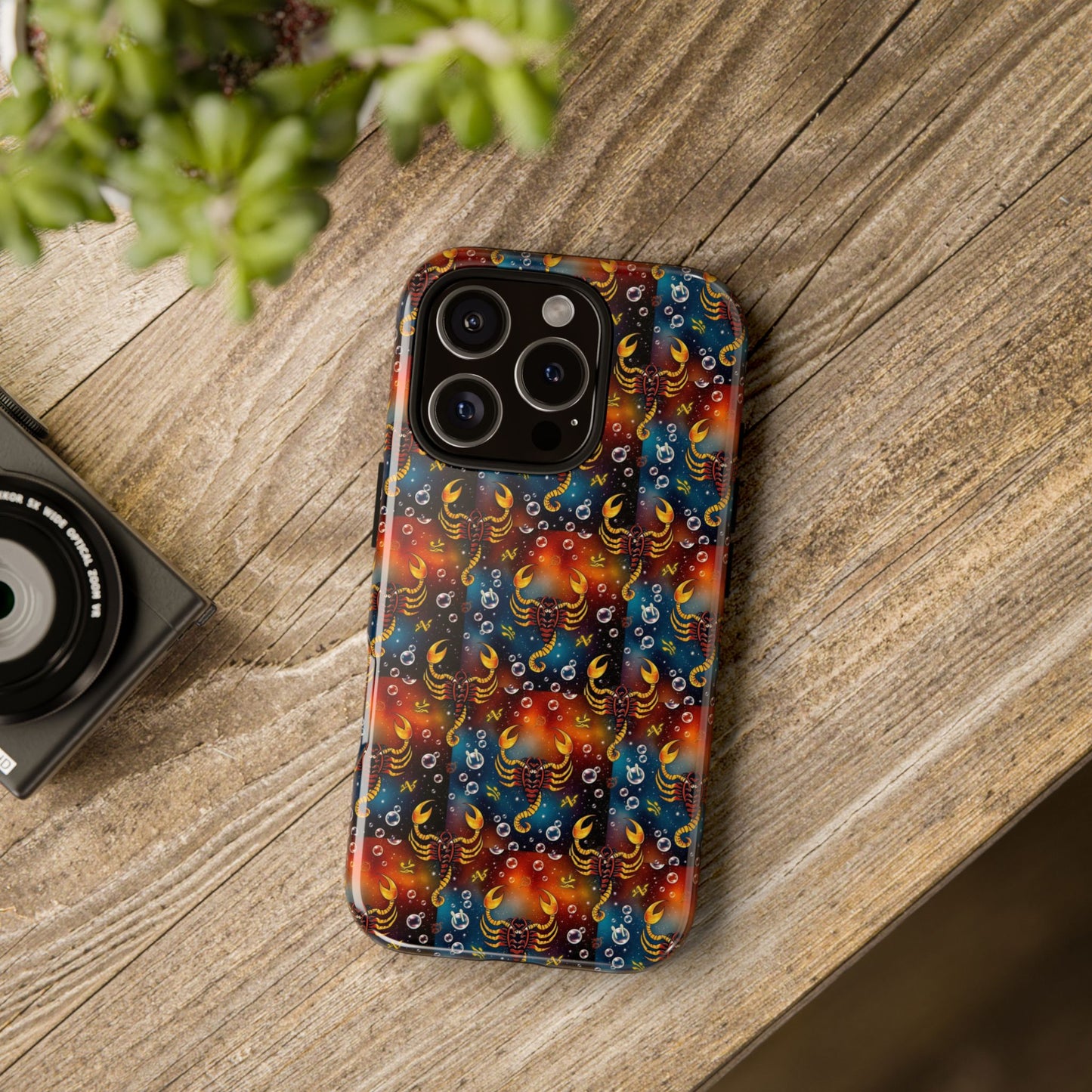 Tough Cases, Scorpio, Zodiac v2, Bubble Pattern