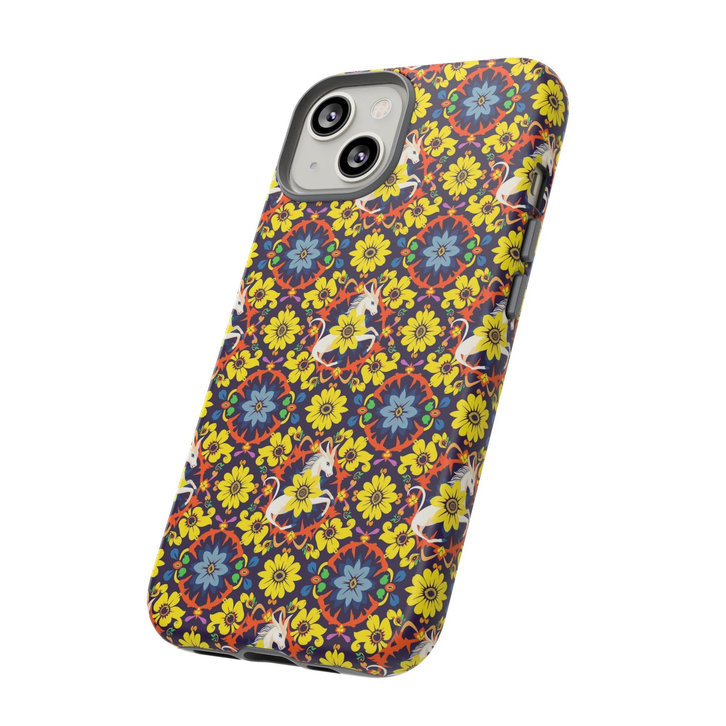 Tough Cases, Aquarius, Zodiac v3, Flower Pattern