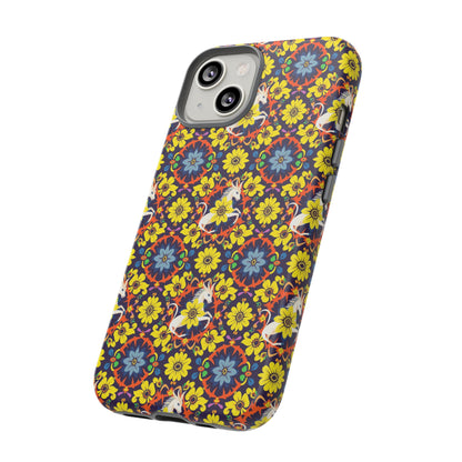 Tough Cases, Aquarius, Zodiac v3, Flower Pattern