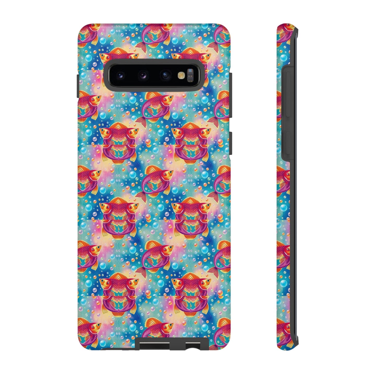 Tough Cases, Pisces, Zodiac v1, Bubble Pattern