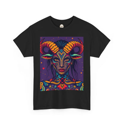 Unisex Heavy Cotton T-Shirt, Taurus, Zodiac v3, Sexy Art