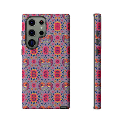 Tough Cases, Pisces, Zodiac v3, Flower Pattern