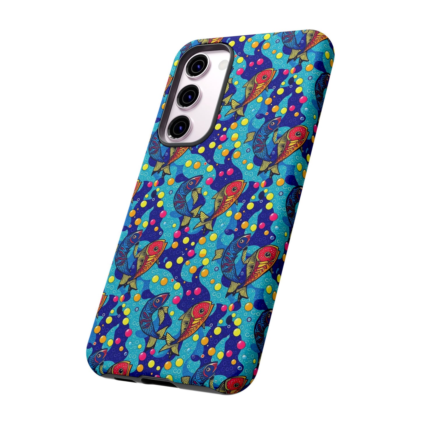 Tough Cases, Pisces, Zodiac v2, Bubble Pattern