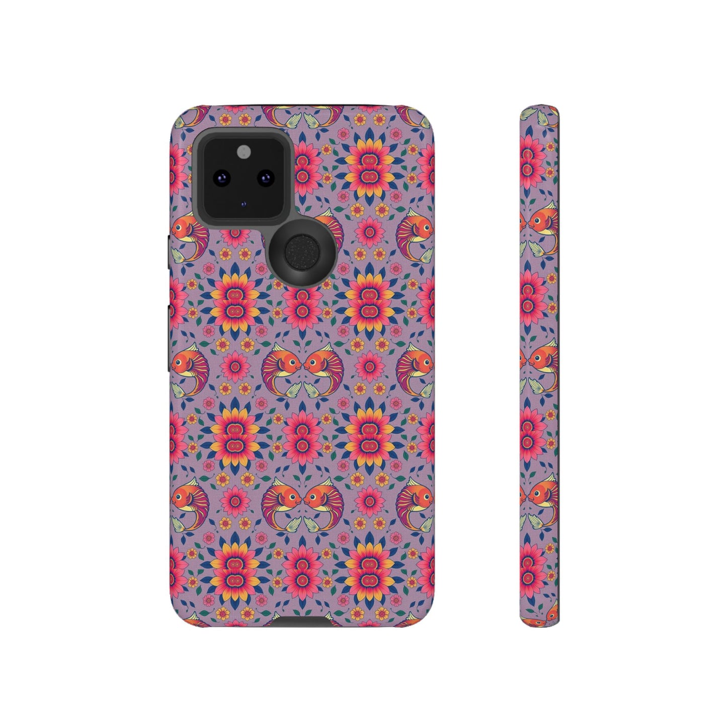 Tough Cases, Pisces, Zodiac v3, Flower Pattern