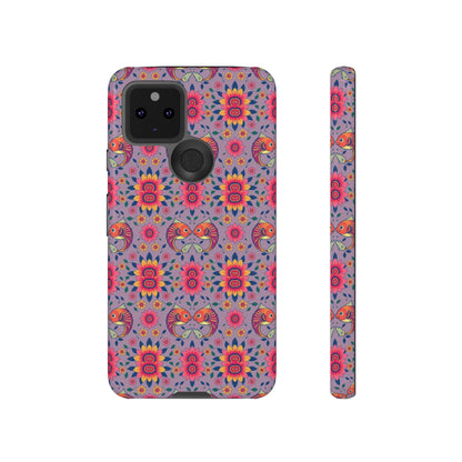 Tough Cases, Pisces, Zodiac v3, Flower Pattern
