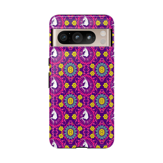 Tough Cases, Capricorn, Zodiac, Flower Pattern