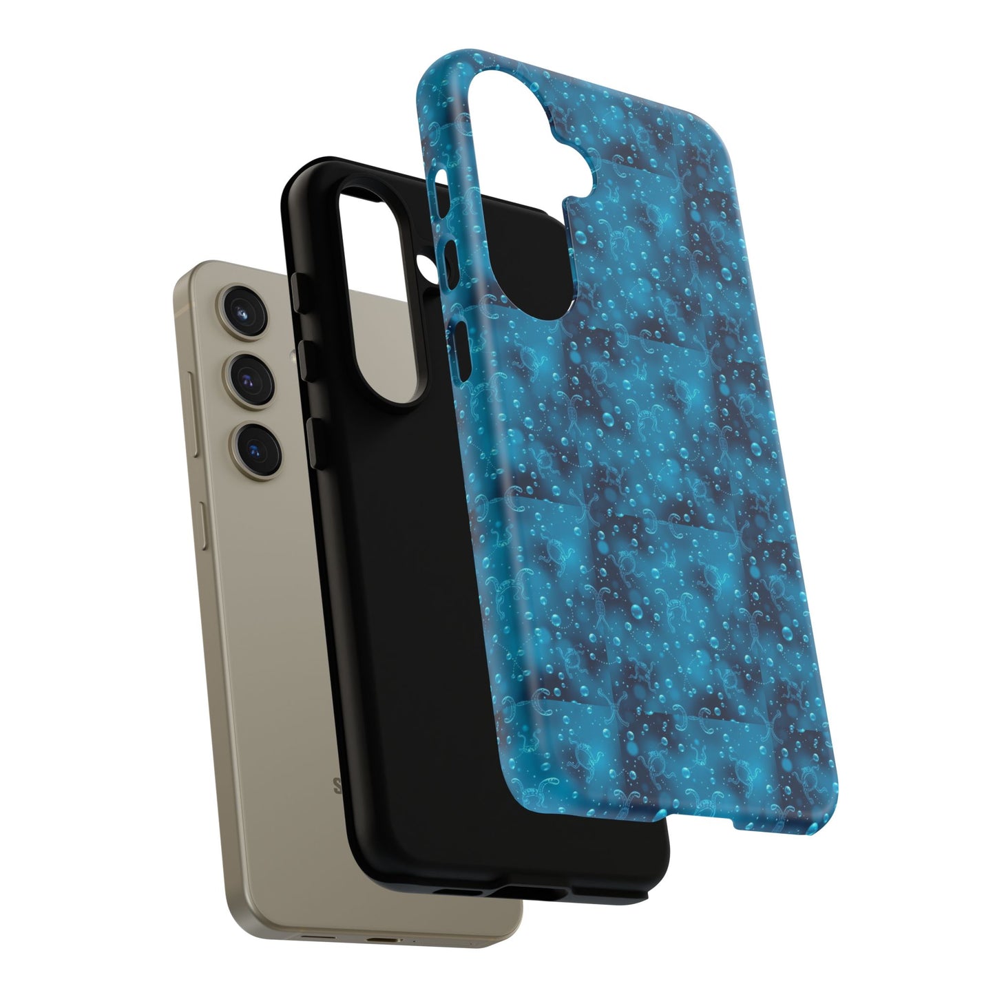 Tough Cases, Aquarius, Zodiac v3, Bubble Pattern