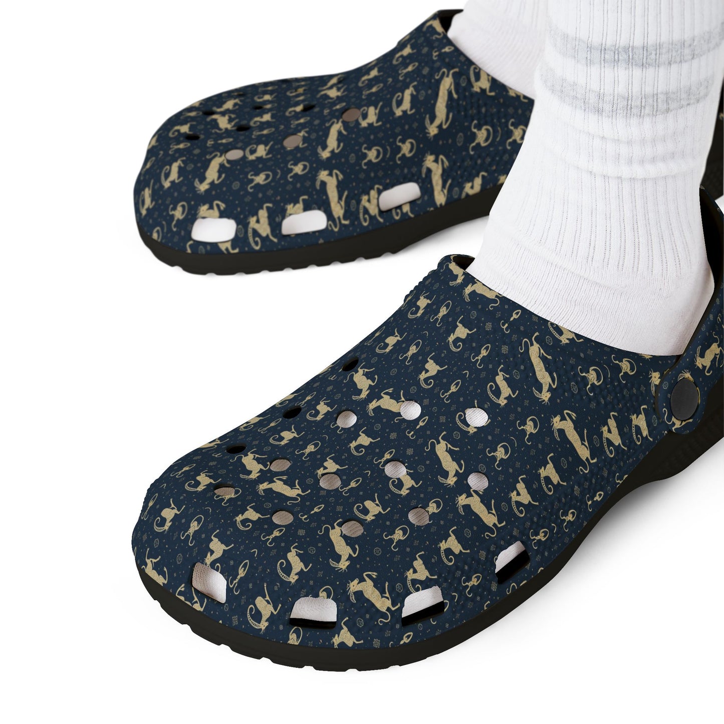 EVA Foam Rubber Shoes, (AOP), Capricorn, Zodiac v4, Pattern