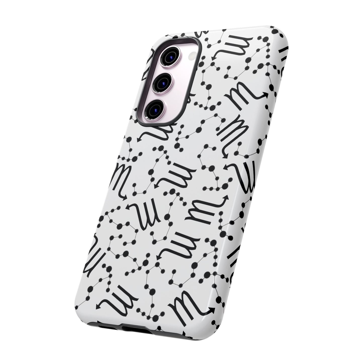 Tough Cases with the Scorpio Zodiac sign for iPhone, Samsung Galaxy, and Google Pixel devices
