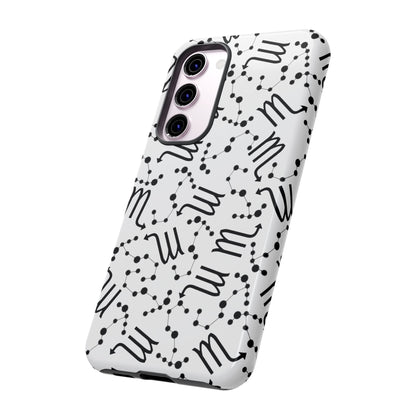 Tough Cases with the Scorpio Zodiac sign for iPhone, Samsung Galaxy, and Google Pixel devices