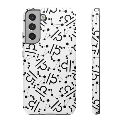 Tough Cases with the Libra Zodiac sign for iPhone, Samsung Galaxy, and Google Pixel devices