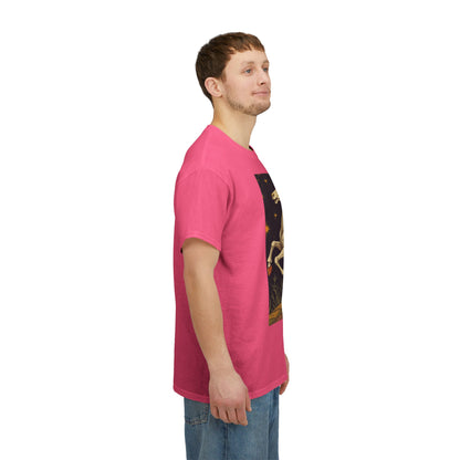 Unisex Heavy Cotton T-Shirt, Aries Animal, Zodiac Design