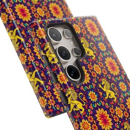 Tough Cases, Leo, Zodiac, Flower Pattern
