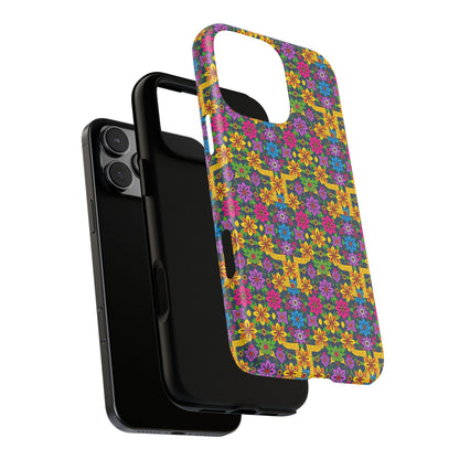 Tough Cases, Gemini, Zodiac v3, Flower Pattern