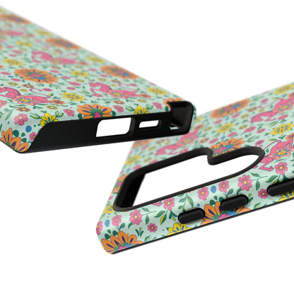 Tough Cases, Aquarius, Zodiac, Flower Pattern