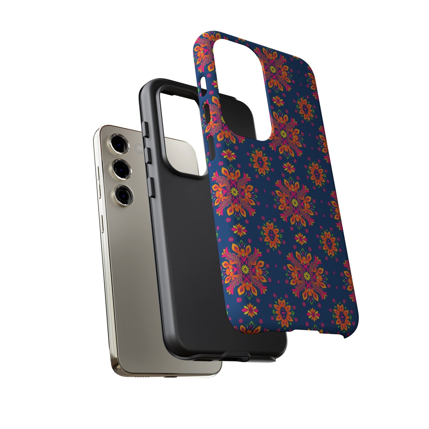 Tough Cases, Gemini, Zodiac v2, Flower Pattern