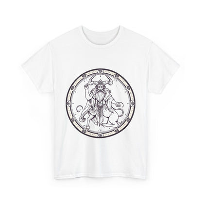 Unisex Heavy Cotton T-Shirt, Bull Centaur, Taurus Zodiac Design