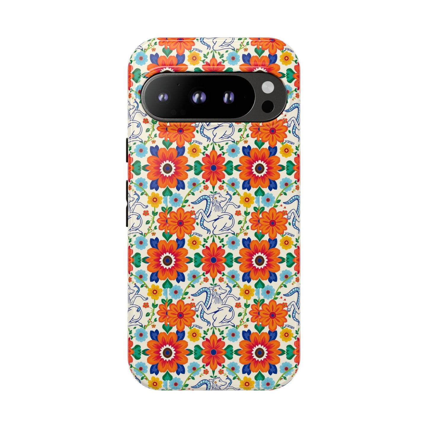 Tough Cases, Virgo, Zodiac v4, Flower Pattern