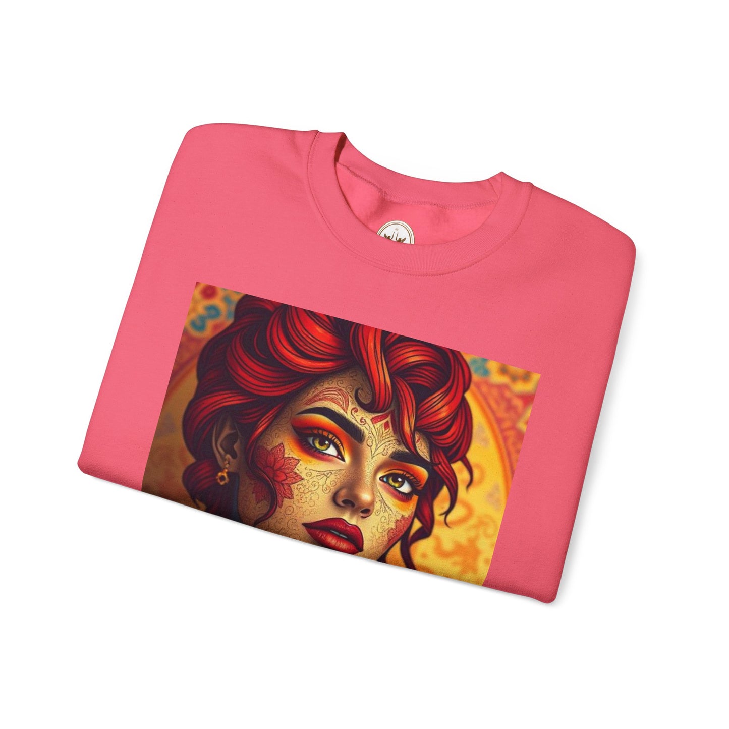 Unisex Heavy Blend™ Crewneck Sweatshirt, Aquarius, Zodiac v2, Sexy Pattern