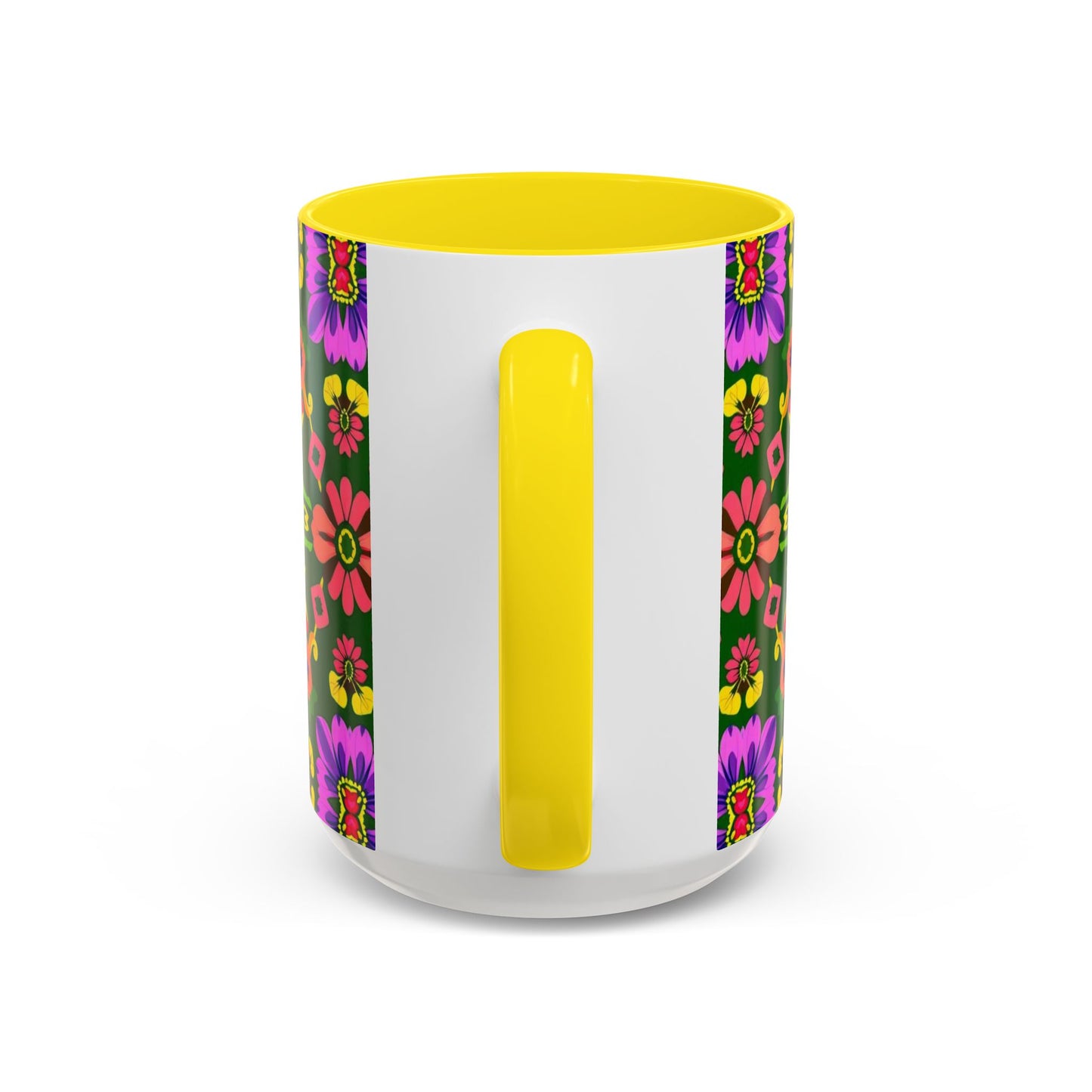 Accent Coffee Mug, Libra, Zodiac, Flower Pattern, (11, 15oz)