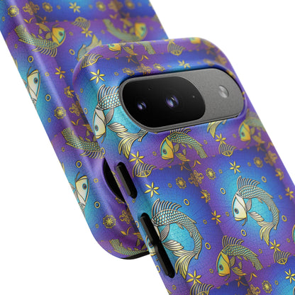 Tough Cases, Pisces, Zodiac v2, Metal Pattern