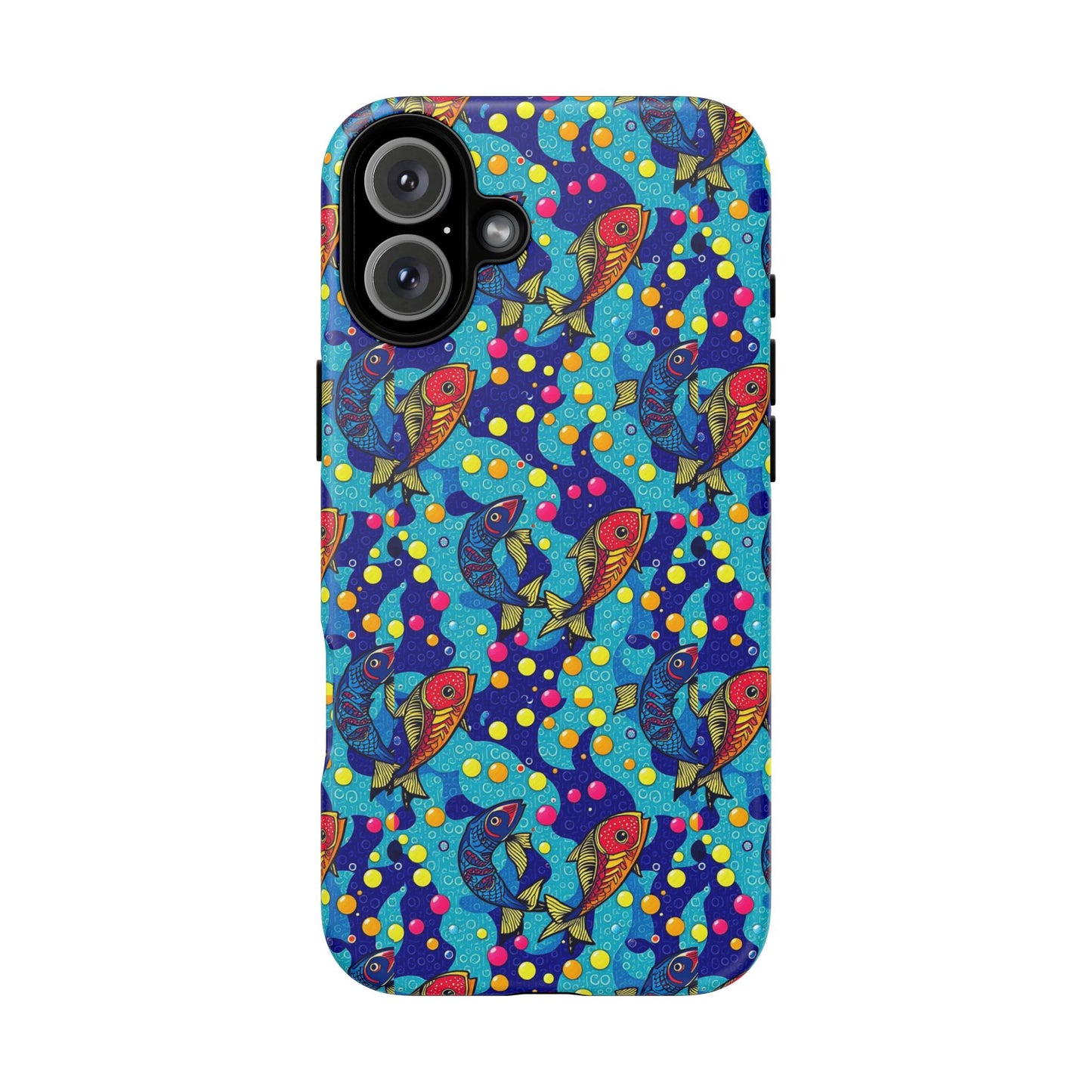 Tough Cases, Pisces, Zodiac v2, Bubble Pattern