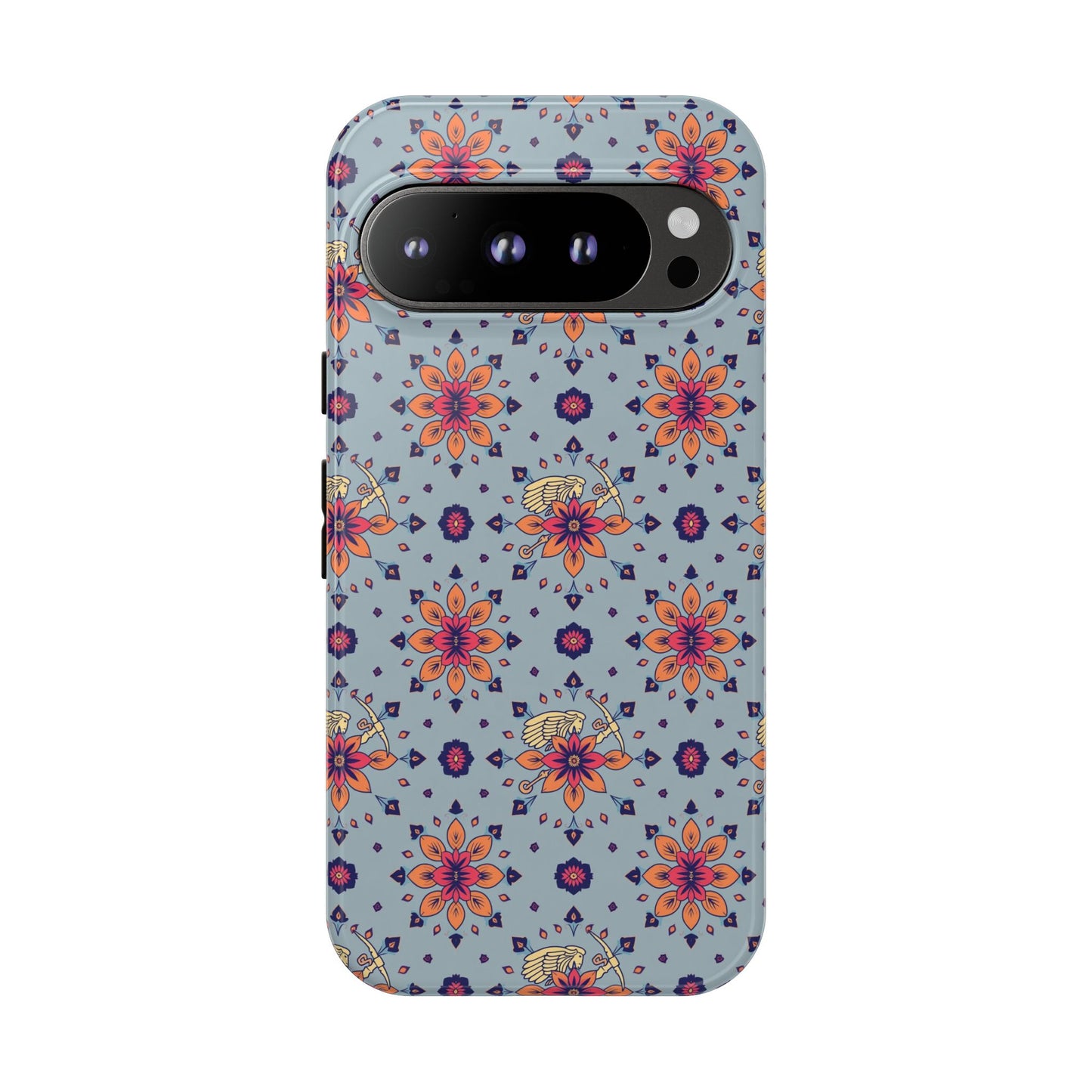 Tough Cases, Sagittarius, Zodiac v3, Flower Pattern