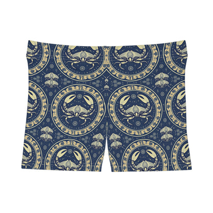 Women's Shorts, AOP, Cancer, Zodiac v1, Pattern