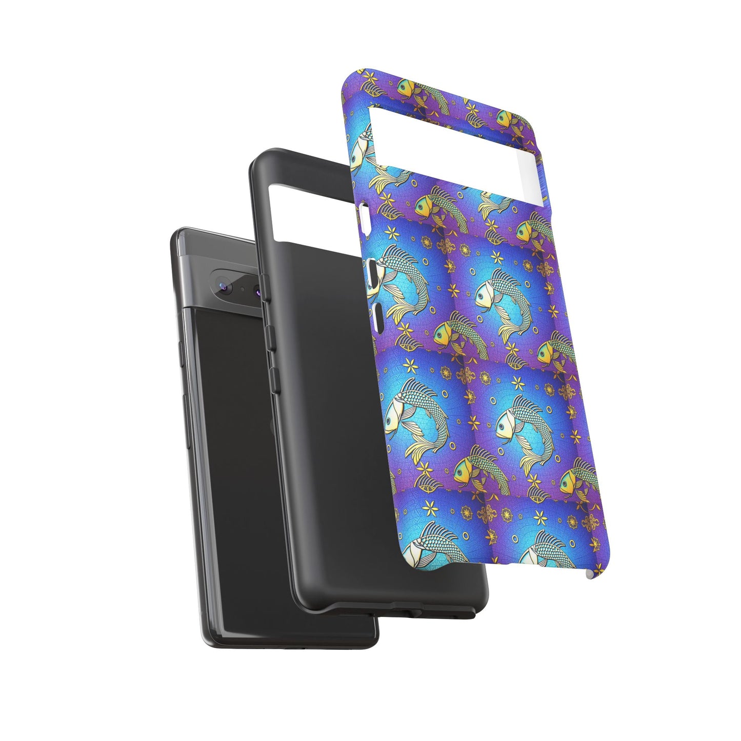 Tough Cases, Pisces, Zodiac v2, Metal Pattern