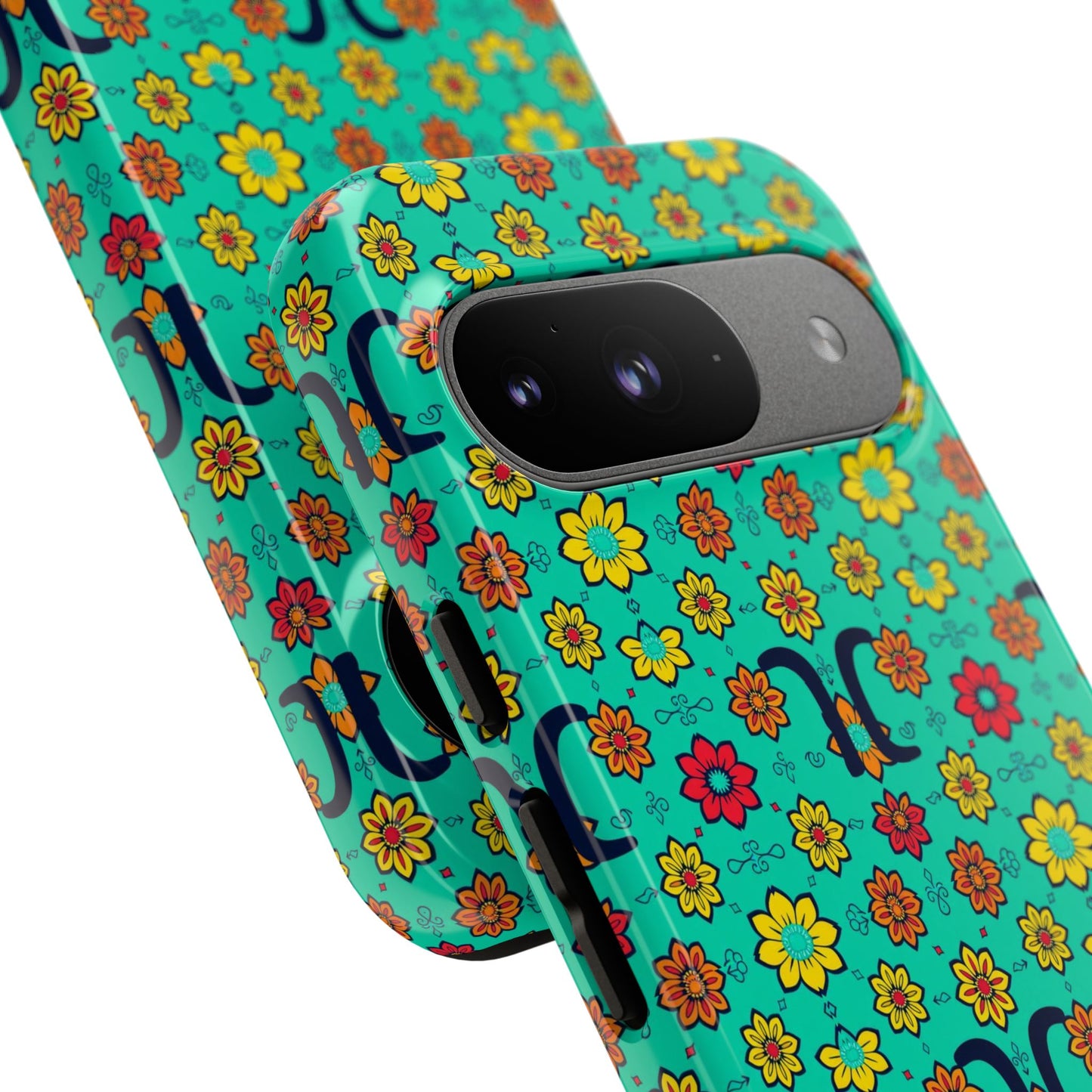 Tough Cases, Aquarius, Zodiac v2, Flower Pattern