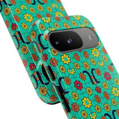 Tough Cases, Aquarius, Zodiac v2, Flower Pattern