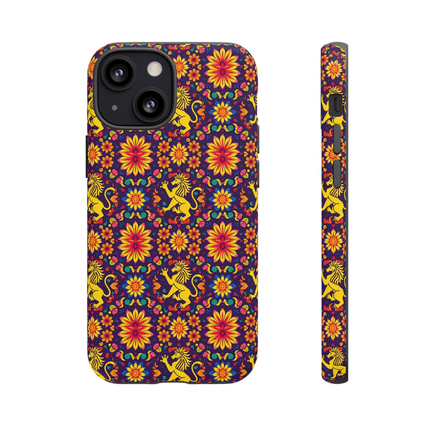Tough Cases, Leo, Zodiac, Flower Pattern