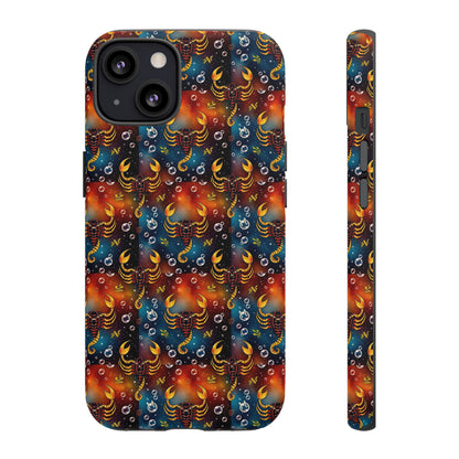 Tough Cases, Scorpio, Zodiac v2, Bubble Pattern
