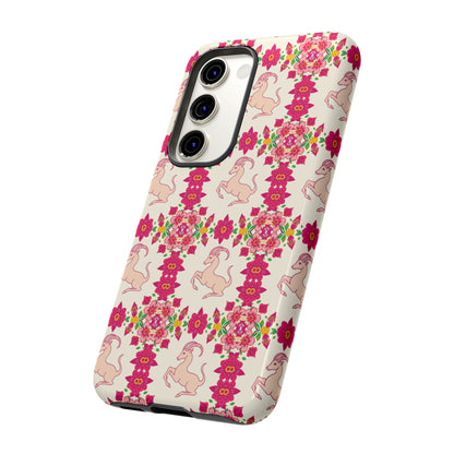 Tough Cases, Capricorn, Zodiac v3, Flower Pattern