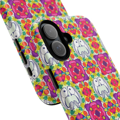 Tough Cases, Pisces, Zodiac v2, Flower Pattern