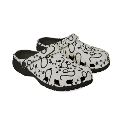 EVA Foam Rubber Shoes (AOP), Material 100% EVA, Leo Zodiac Design