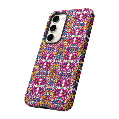 Tough Cases, Scorpio, Zodiac v2, Flower Pattern