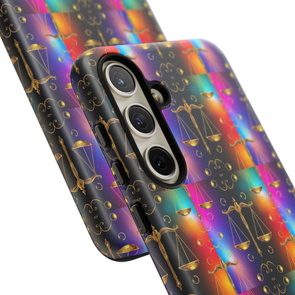 Tough Cases, Libra, Zodiac v1, Metal Pattern