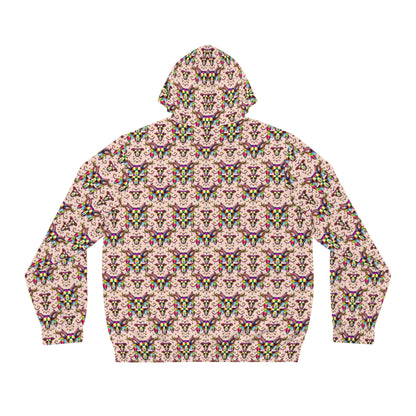 Full-Zip Hoodie (AOP), Taurus, Zodiac v2, Pattern