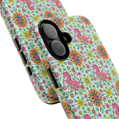 Tough Cases, Aquarius, Zodiac, Flower Pattern