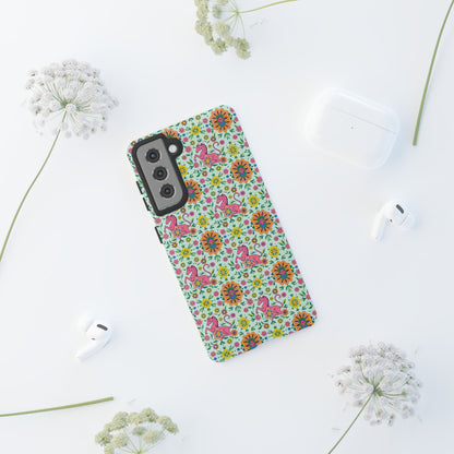 Tough Cases, Aquarius, Zodiac, Flower Pattern