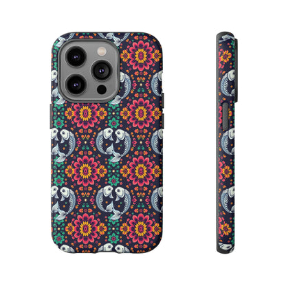 Tough Cases, Pisces, Zodiac v4, Flower Pattern