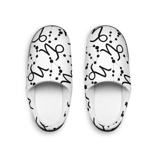Women's Indoor Slippers, Capricorn Zodiac Sign