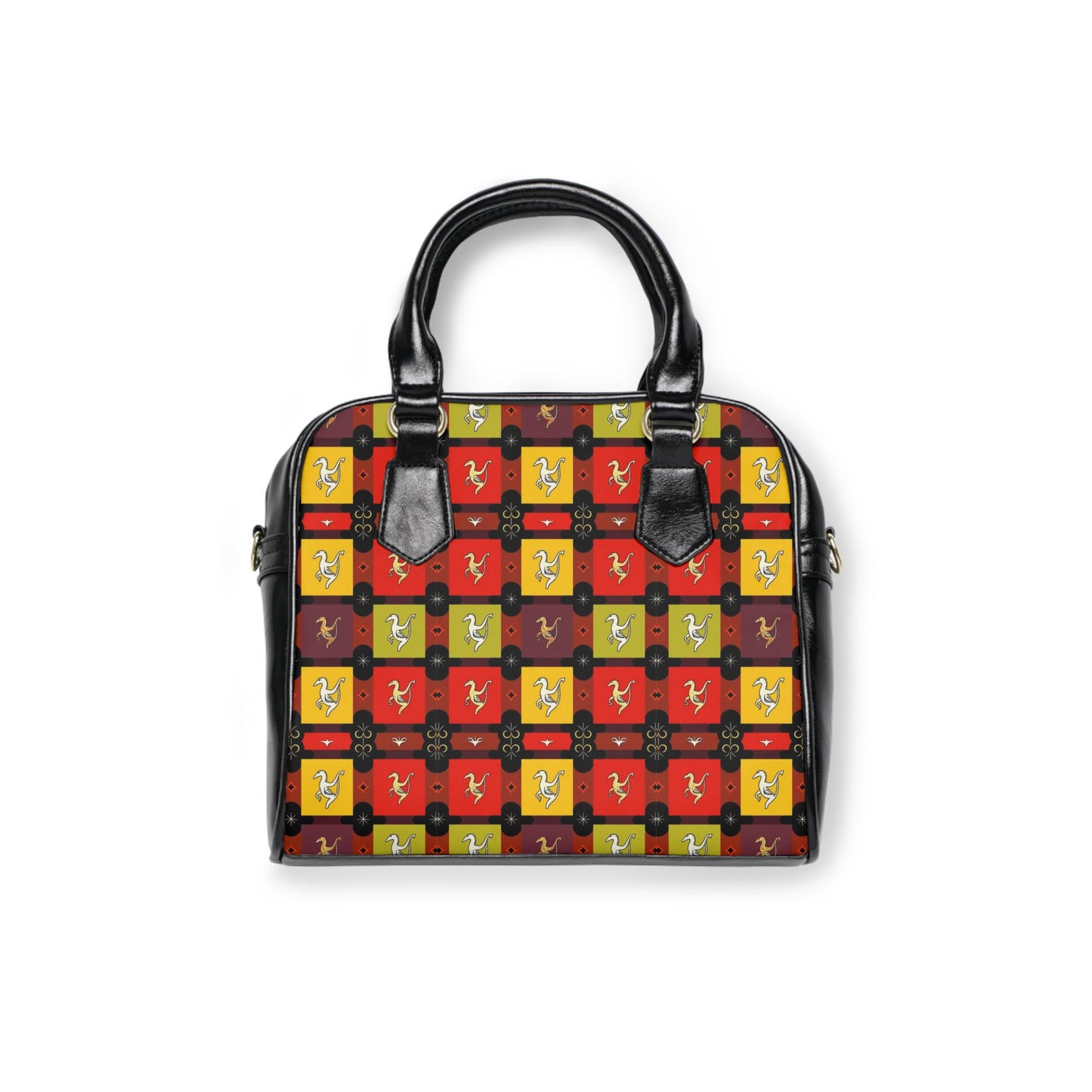 Shoulder Handbag, Sagittarius, Zodiac v4, Shapes Pattern