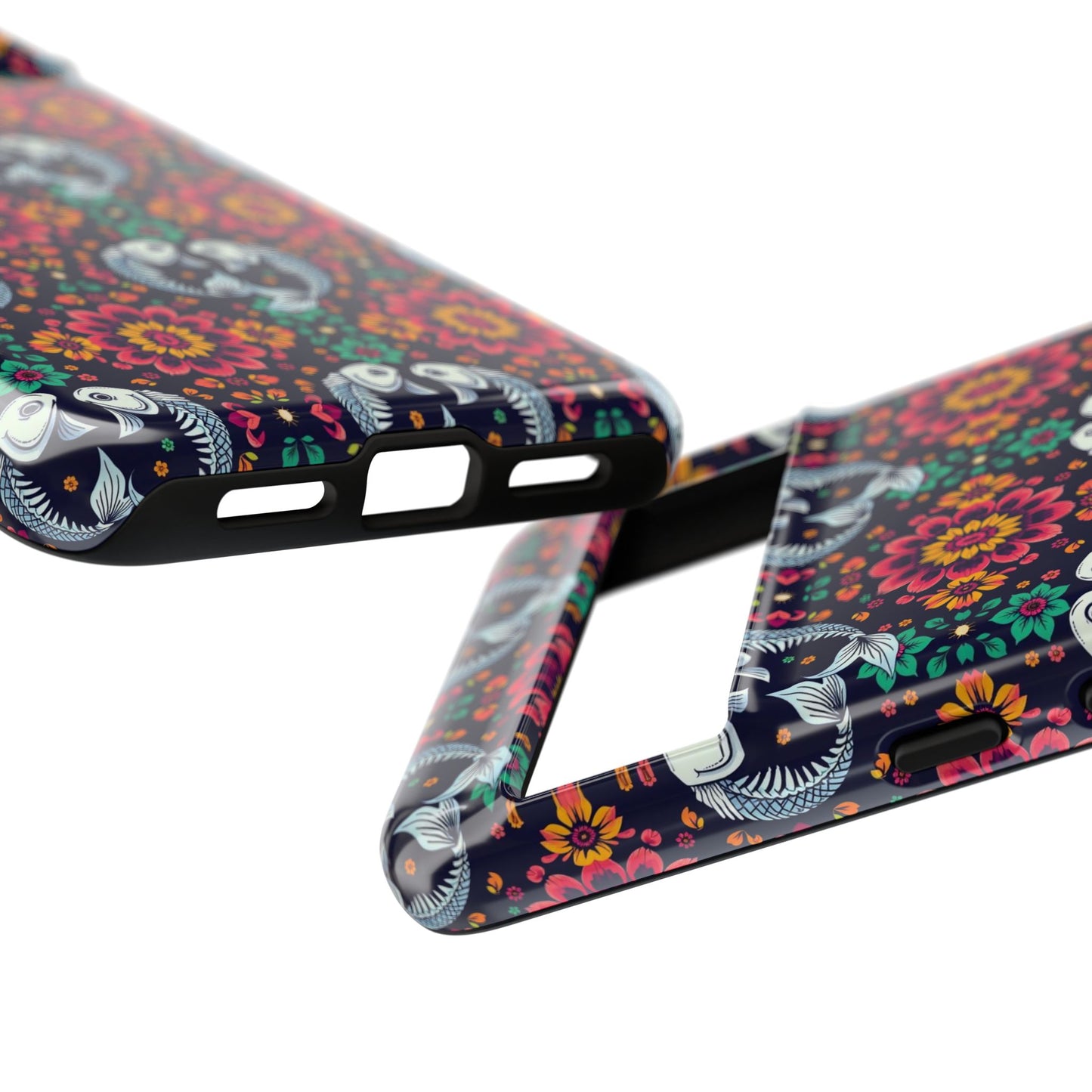 Tough Cases, Pisces, Zodiac v4, Flower Pattern