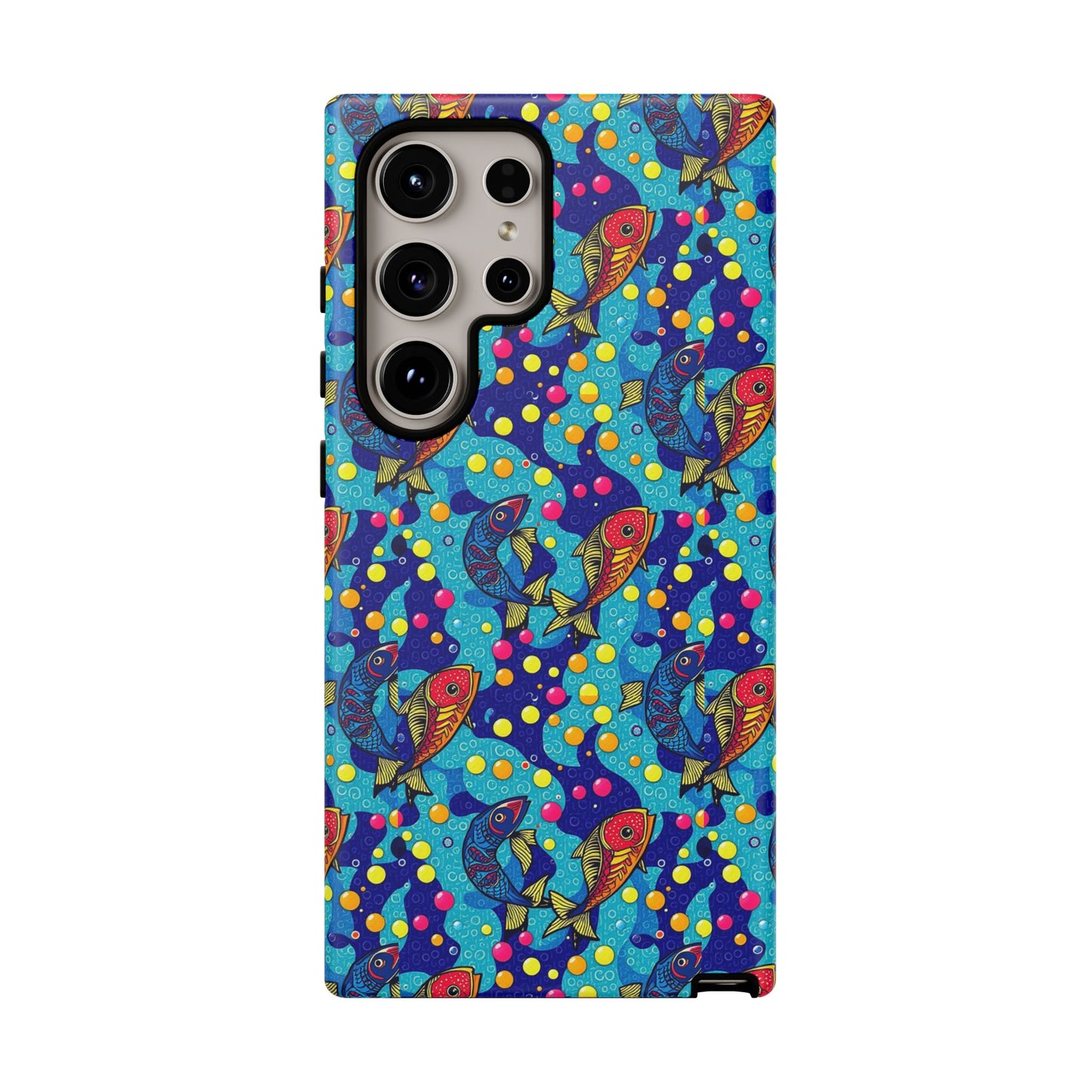 Tough Cases, Pisces, Zodiac v2, Bubble Pattern