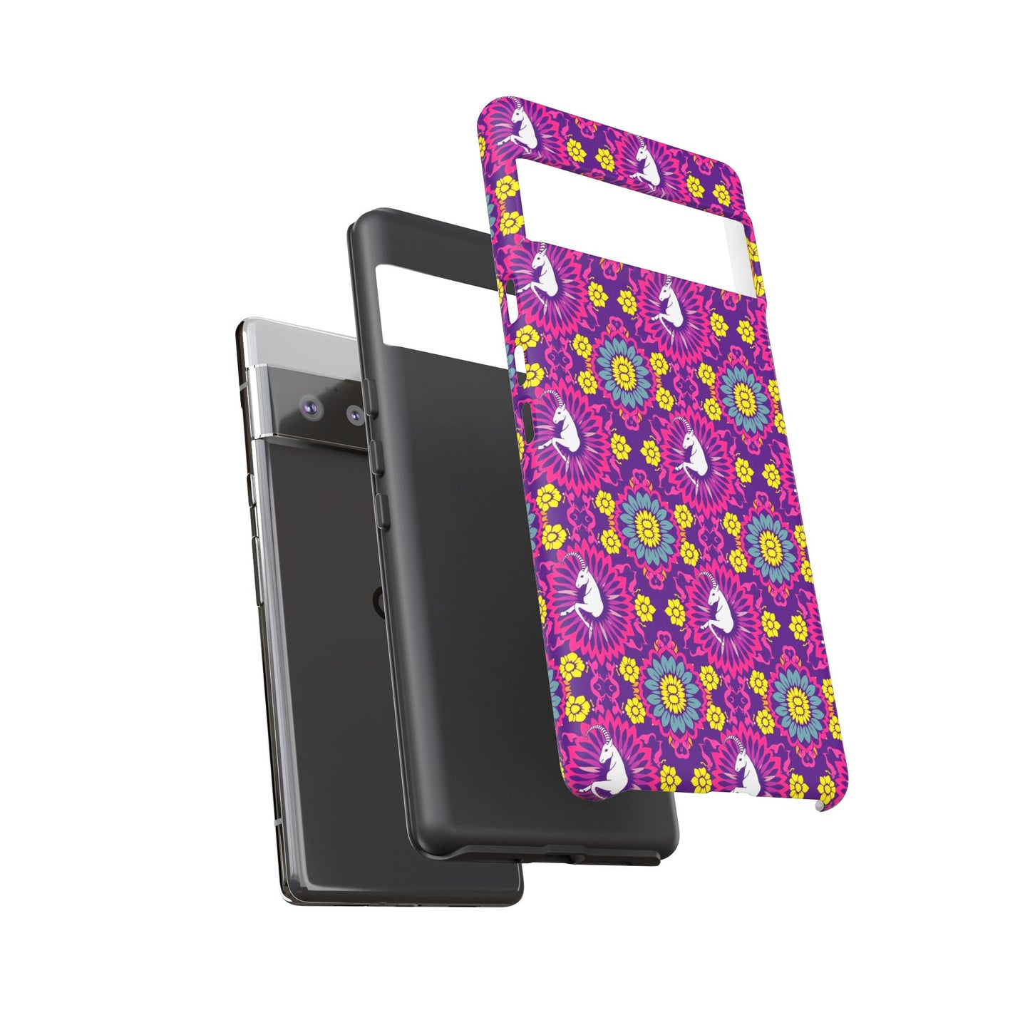 Tough Cases, Capricorn, Zodiac, Flower Pattern