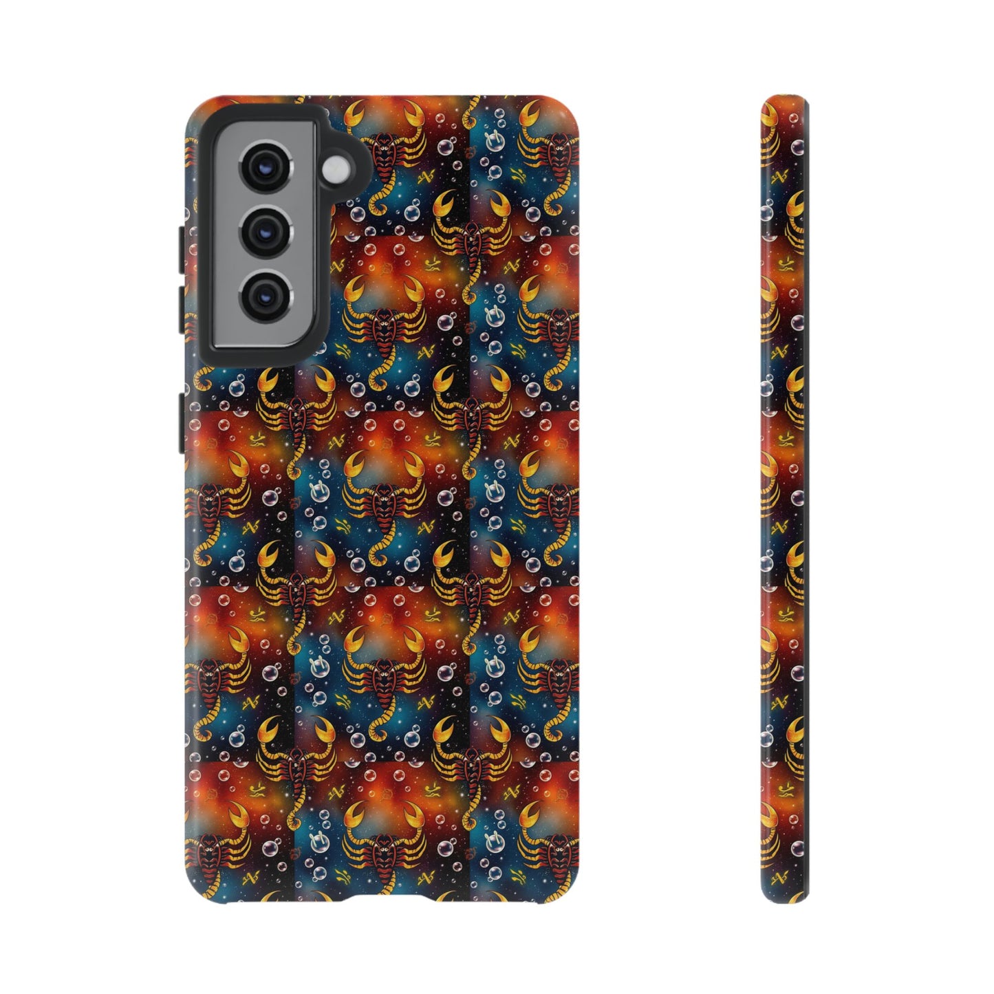 Tough Cases, Scorpio, Zodiac v2, Bubble Pattern